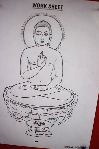 Bhagwan Mahavir Mandala Art in 2023 | Mandala art, Art and craft videos,  Mandala
